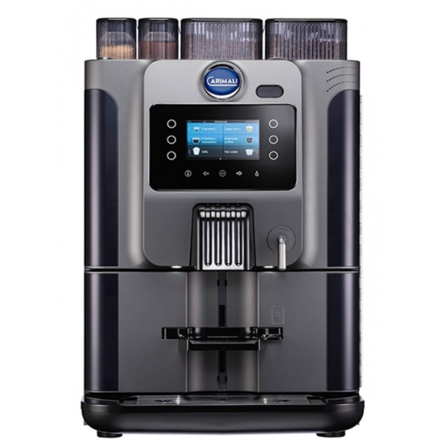 Automat de cafea Carimali Blue Dot.6 display 4K 1 rasnita rezervor apa gri mat