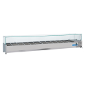 Vitrina frigorifica Cool Wise DC 368, capacitate 300 L, 1 zona de temperatura +1° ~ +10°C, negru