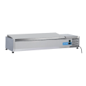 Vitrina frigorifica expunere ingrediente Cool Head VRX 14/38S/S, capacitate 53 l, lungime 140 cm, temperatura +2°/ +8°C, inox