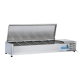 Vitrina frigorifica expunere ingrediente Cool Head VRX 15/38S/S, capacitate 58 l, lungime 150 cm, temperatura +2°/ +8°C, inox