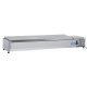 Vitrina frigorifica expunere ingrediente Cool Head VRX 18/38S/S, capacitate 73 l, lungime 180 cm, temperatura +2°/ +8°C, inox