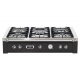 Plita incorporabila Range Top Lofra Dolcevita TRNM96/5, 90 cm, 5 arzatoare, aprindere electrica, siguranta gaz, negru mat