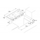 Plita incorporabila Range Top Lofra Dolcevita, 4 arzatoare+2 zone inductie+1 Barbeque, aprindere electrica, siguranta gaz, inox