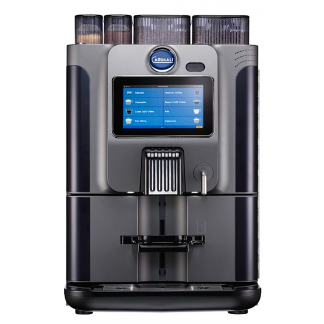 Automat de cafea Carimali BlueDot Plus.2 display 7K 1 rasnita rezervor apa gri mat