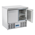 Vitrina frigorifica Cool Wise DC 368, capacitate 300 L, 1 zona de temperatura +1° ~ +10°C, negru