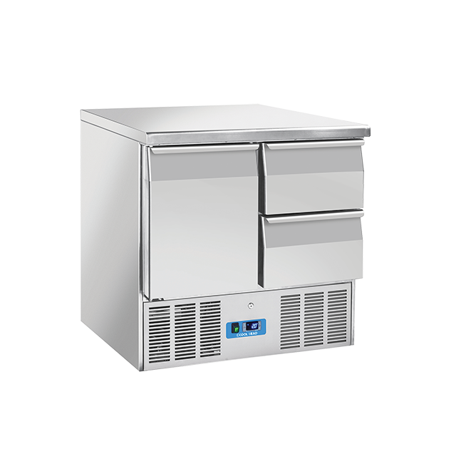 Vitrina frigorifica Cool Wise DC 368, capacitate 300 L, 1 zona de temperatura +1° ~ +10°C, negru