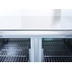 Vitrina frigorifica Cool Wise DC 368, capacitate 300 L, 1 zona de temperatura +1° ~ +10°C, negru