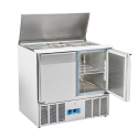 Vitrina frigorifica Cool Wise DC 368, capacitate 300 L, 1 zona de temperatura +1° ~ +10°C, negru