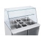 Vitrina frigorifica Cool Wise DC 368, capacitate 300 L, 1 zona de temperatura +1° ~ +10°C, negru