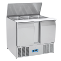 Masa rece saladeta Cool Head CR 92A, capacitate 269 l, lungime 104.5 cm, temperatura 0°/ +8°C, inox