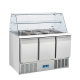 Vitrina frigorifica Cool Wise DC 368, capacitate 300 L, 1 zona de temperatura +1° ~ +10°C, negru