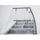 Vitrina frigorifica Cool Wise DC 368, capacitate 300 L, 1 zona de temperatura +1° ~ +10°C, negru