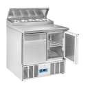 Vitrina frigorifica Cool Wise DC 368, capacitate 300 L, 1 zona de temperatura +1° ~ +10°C, negru