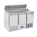 Masa rece pentru ingrediente Cool Head CRS 93A, capacitate 389 l, lungime 136.5 cm, temperatura 0°/ +8°C, inox
