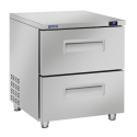 Vitrina frigorifica Cool Wise DC 368, capacitate 300 L, 1 zona de temperatura +1° ~ +10°C, negru
