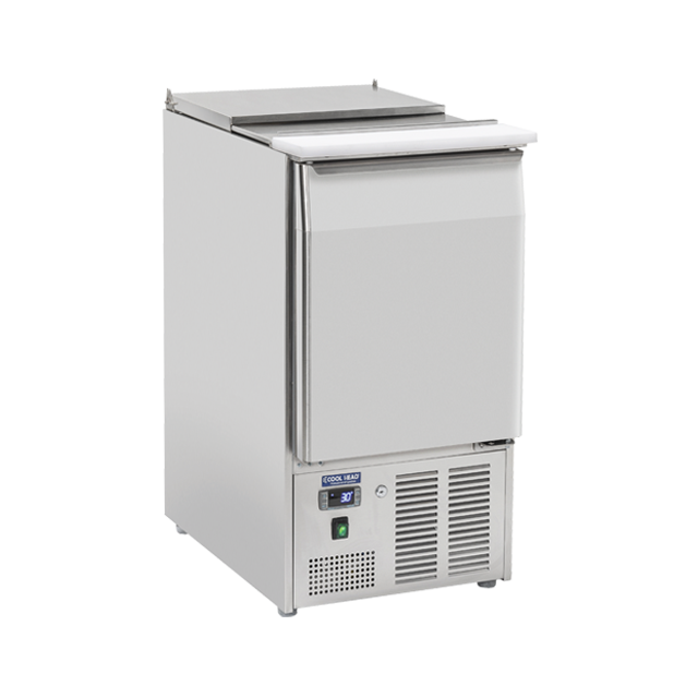 Vitrina frigorifica Cool Wise DC 368, capacitate 300 L, 1 zona de temperatura +1° ~ +10°C, negru
