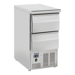 Frigider profesional Cool Head CRD 45A cu 2 sertare, capacitate 101 l, lungime 45 cm, temperatura 0/ +8°C, inox