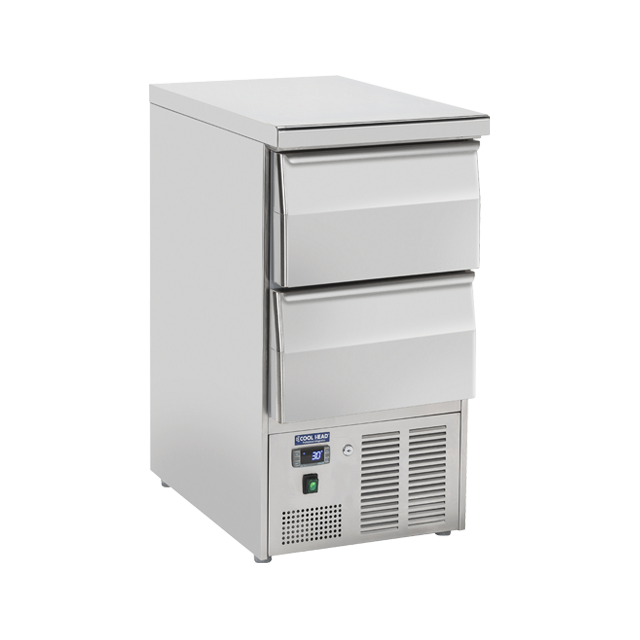 Vitrina frigorifica Cool Wise DC 368, capacitate 300 L, 1 zona de temperatura +1° ~ +10°C, negru