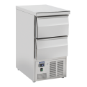 Frigider profesional Cool Head CRD 45A cu 2 sertare, capacitate 101 l, lungime 45 cm, temperatura 0/ +8°C, inox