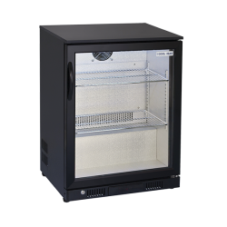 Mini vitrina frigorifica bauturi Cool Wise BBC 186, capacitate 133 L, temperatura +1°/ +10°C, negru