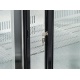 Vitrina frigorifica bauturi Cool Wise BBC 330S cu 3 usi, capacitate 320 L, temperatura +1°/ +10°C, negru