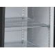 Frigider orizontal pentru bauturi Cool Wise QB 400 cu 4 usi, capacitate 618 L, temperatura +2°/ +8°C, negru