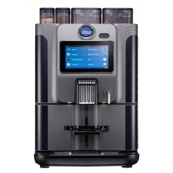Automat de cafea Carimali BlueDot Plus display 7K ecran tactil 1 rasnita rezervor si racord apa direct la retea negru
