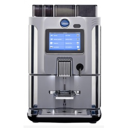 Automat de cafea Carimali BlueDot Plus display 7K ecran tactil 1 rasnita rezervor si racord apa direct la retea negru