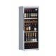 Vitrina frigorifica vinuri Ipindustrie CK401G capacitate sticle 115, temperatura +4/+18°C, gri