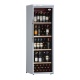Vitrina frigorifica vinuri Ipindustrie CK501G capacitate sticle 138, temperatura +4/+18°C, gri