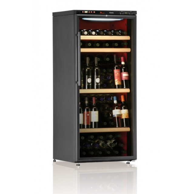 Vitrina frigorifica vinuri Ipindustrie Wood CEXK 4511, temperatura +4/+18°C, lemn