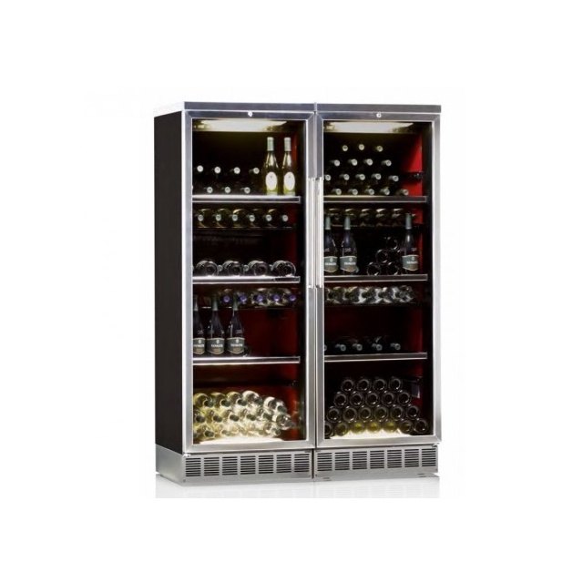Vitrina frigorifica vinuri Ipindustrie Wood CEXK 4511, temperatura +4/+18°C, lemn