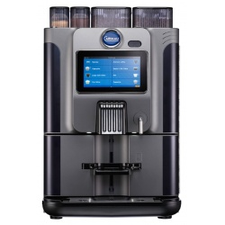 Automat de cafea Carimali BlueDot Plus display 7K ecran tactil 1 rasnita rezervor si racord apa direct la retea negru