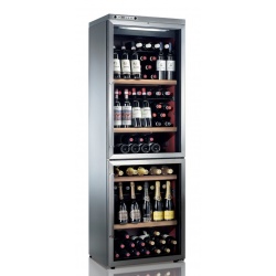 Vitrina frigorifica vinuri Ipindustrie Wood CEXK 4511, temperatura +4/+18°C, lemn