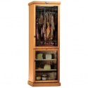 Vitrina frigorifica salumi si branzeturi Ip Industrie SALEXPK601, capacitate 100 kg, 2 zone temperatura +4 /+18°C, lemn