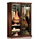 Vitrina frigorifica salumi si branzeturi Ip Industrie SALEXPK2501, capacitate 180 kg, 2 zone temperatura +4 /+18°C, lemn