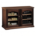 Vitrina frigorifica vinuri Ipindustrie Wood CEXK 4511, temperatura +4/+18°C, lemn