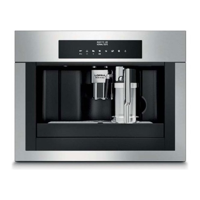 Automat de cafea incorporat LOFRA Modern YBI66T 60x45 cm, rezervor apa 2.5 lt, , program autocuratare, inox
