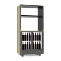 Modul frigorific incastrabil Ip Industrie Parete Vino PM-VAR23, pentru vin, capacitate sticle 64, temperatura +6°C° / +18°C