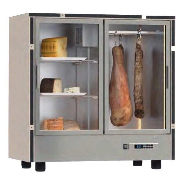 Vitrina frigorifica vinuri Ipindustrie Wood CEXK 4511, temperatura +4/+18°C, lemn