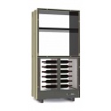 Vitrina frigorifica vinuri Ipindustrie Wood CEXK 4511, temperatura +4/+18°C, lemn