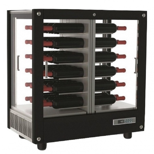 Vitrina frigorifica de centru Ip Industrie C2V20V, pentru vinuri, capacitate sticle 48, temperatura +6°C° / +18°C