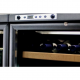 Vitrina frigorifica multifunctionala Ipindustrie Frigo Cantina DEK2403CF, 3 zone temperatura +4°C° / +18°C, negru