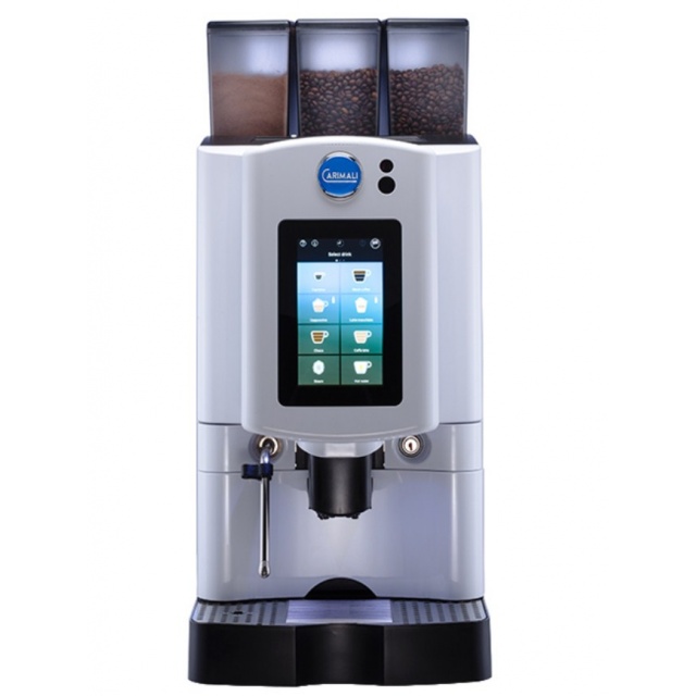 Automat de cafea Carimali Armonia Soft Plus Easy.3 display 7k, 2 rasnite racord apa direct la retea alb
