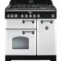 Aragaz pe gaz Rangemaster Classic Deluxe 90 cu 5 arzatoare si un arzator wok