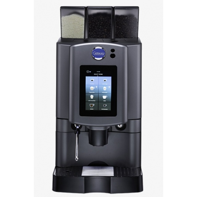 Automat de cafea Carimali Armonia Soft Plus LM.4 display 7k, 2 rasnite racord apa direct la retea gri mat