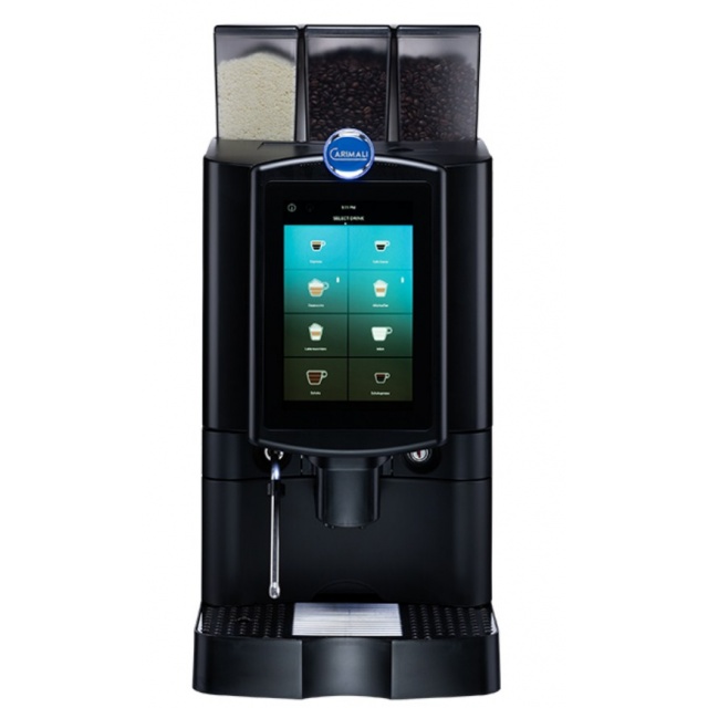 Automat de cafea Carimali Armonia Ultra LM.5 display 10k ecran tactil 1 rasnita racord apa direct la retea negru mat