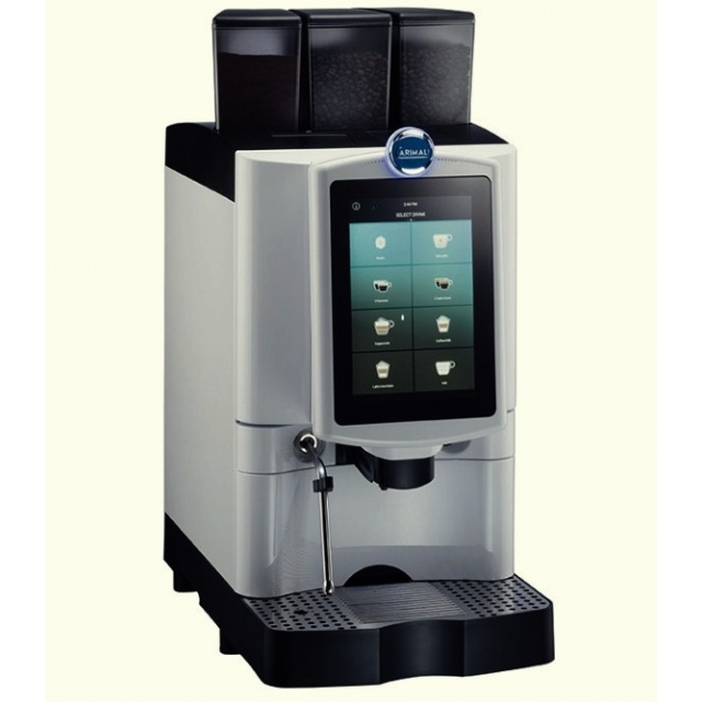 Automat de cafea Carimali MS181-EASY00027 display 3K RGB 1 rasnita racord apa direct la retea negru mat