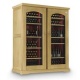 Vitrina frigorifica vinuri Ipindustrie Wood CEXK 4511, temperatura +4/+18°C, lemn