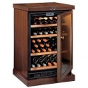 Vitrina frigorifica vinuri Ipindustrie CEXP45A, capacitate sticle 45, temperatura +5°C° / +18°C, lemn masiv